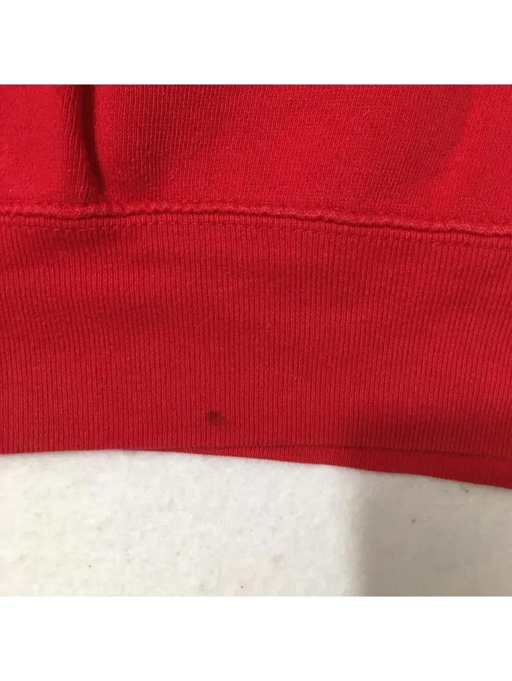 Vintage Lifeguard SANTA CRUZ Beach California Red Hoodie Sweatshirt MED - Picture 9 of 9
